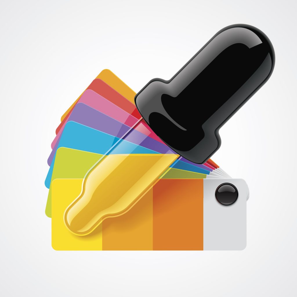 Vector color picker icon