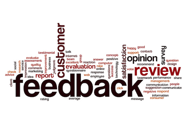 Feedback word cloud