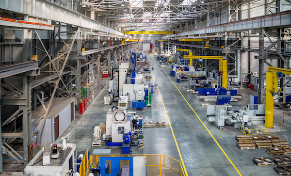 the interior metal manufacturing daylight the view from the top