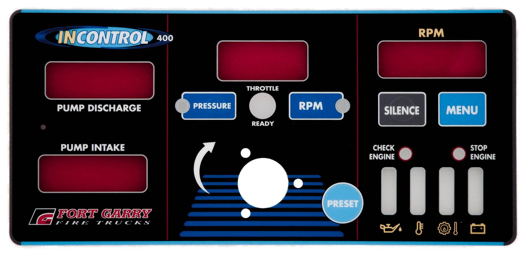 a detailed graphic overlay panel