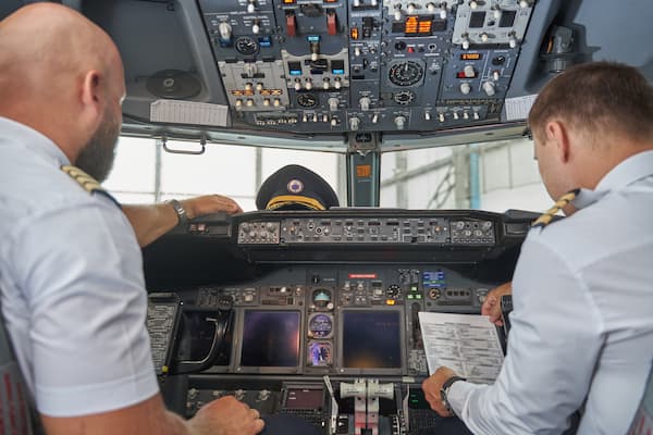 cockpit aviation nameplate