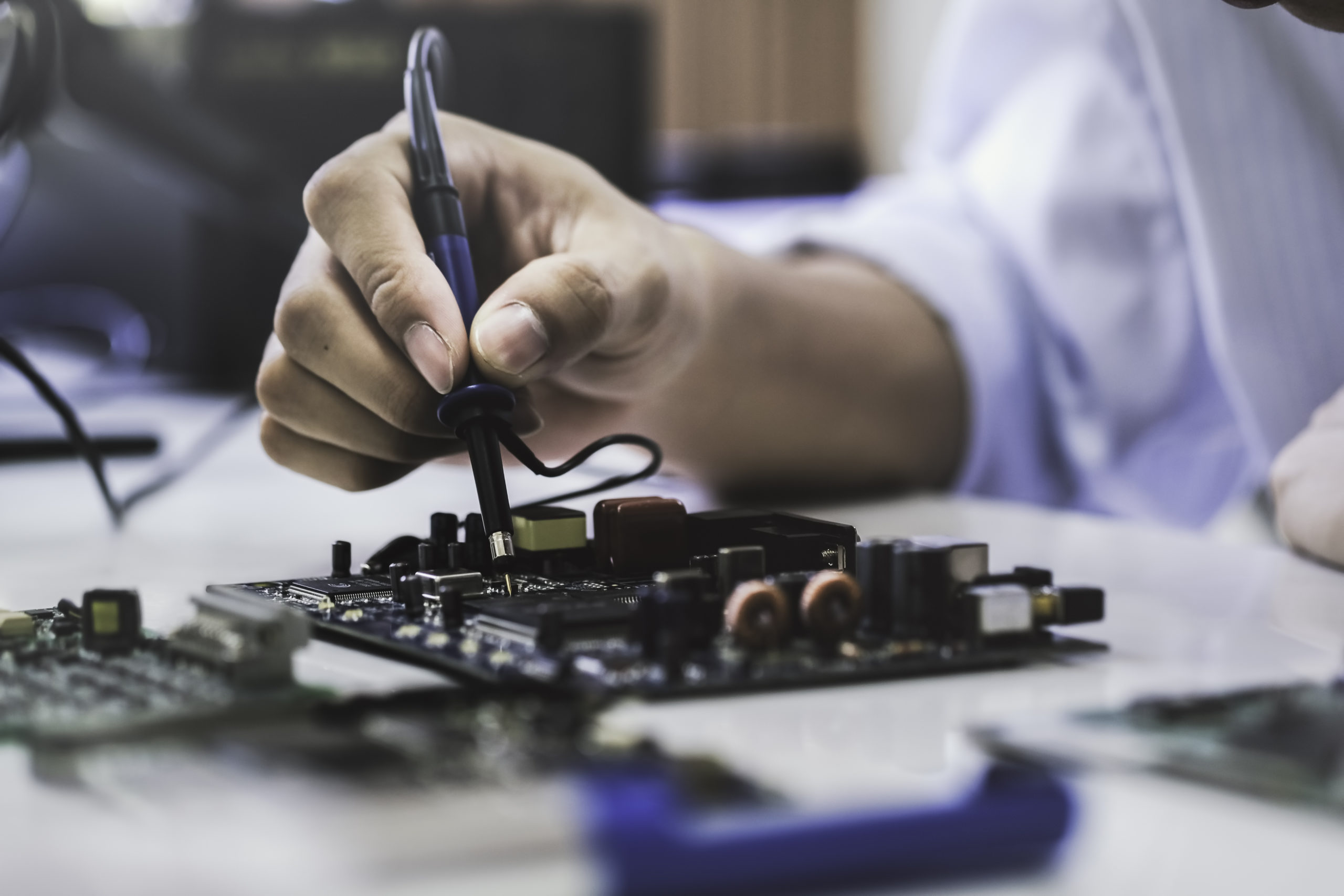 Wave soldering process