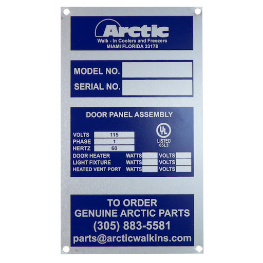 food service labels and food name plates