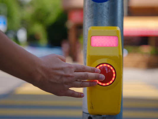 haptic feedback on button