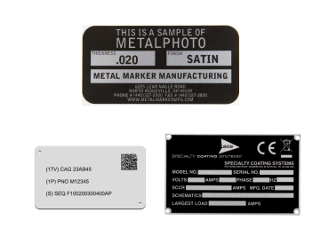 Metalphoto Aluminum Nameplates