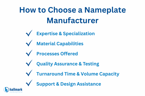choose nameplate manufacturer