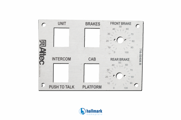 what is a vehicle aluminum nameplate